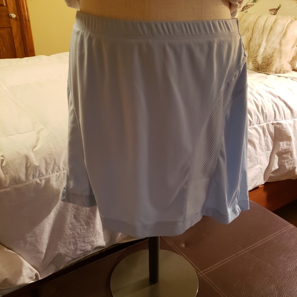 Prince light blue tennis skirt size medium.